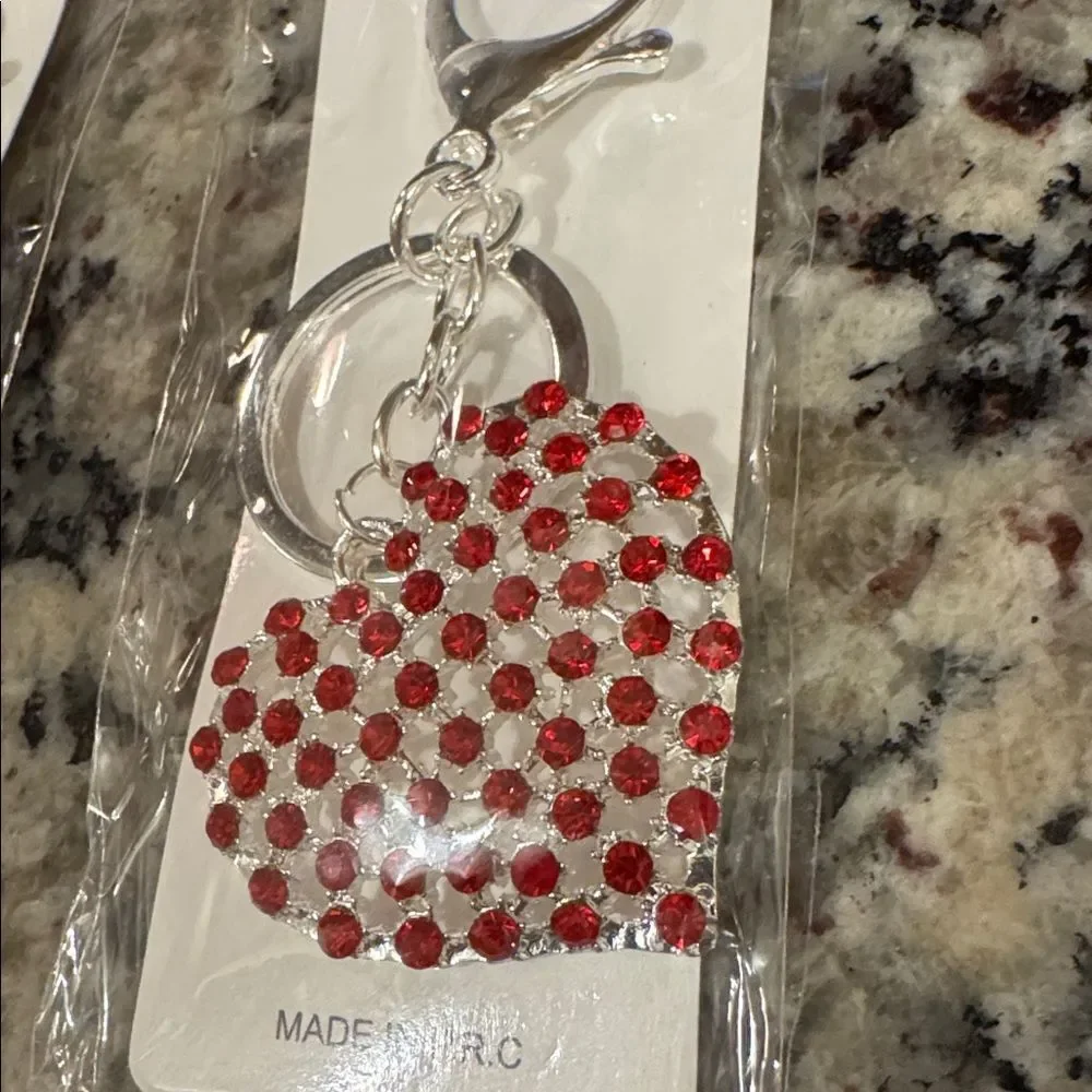 2063 Heart Key‎ Ring & Bag Charm